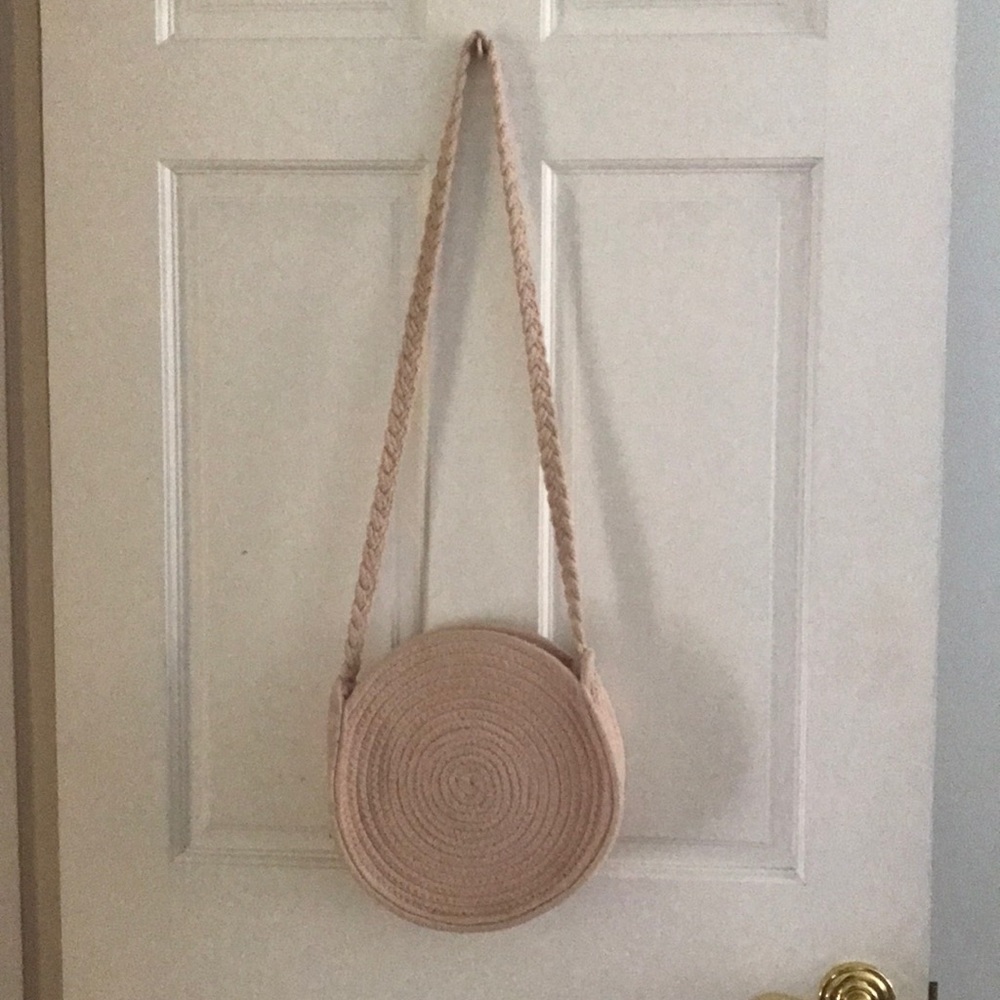 Urban Outfitters Circle Woven Crossbody Bag